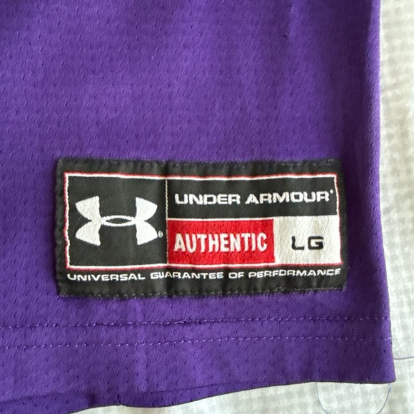 Under Armour Purple and White Men's Jersey - Picture 3 of 4